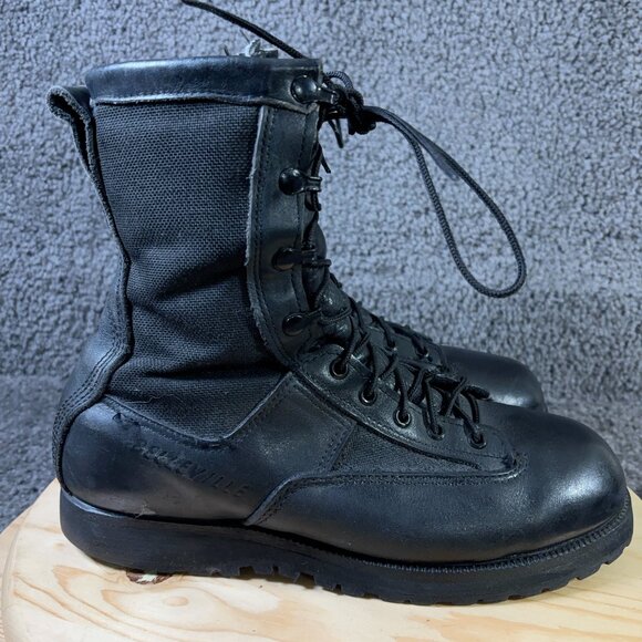 Belleville 700 Combat Boots Mens Size 9.5 Wide Leather Gore-Tex Vibram Military - Picture 3 of 11